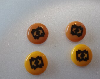 Southwestern Button Style Pierced Earrings