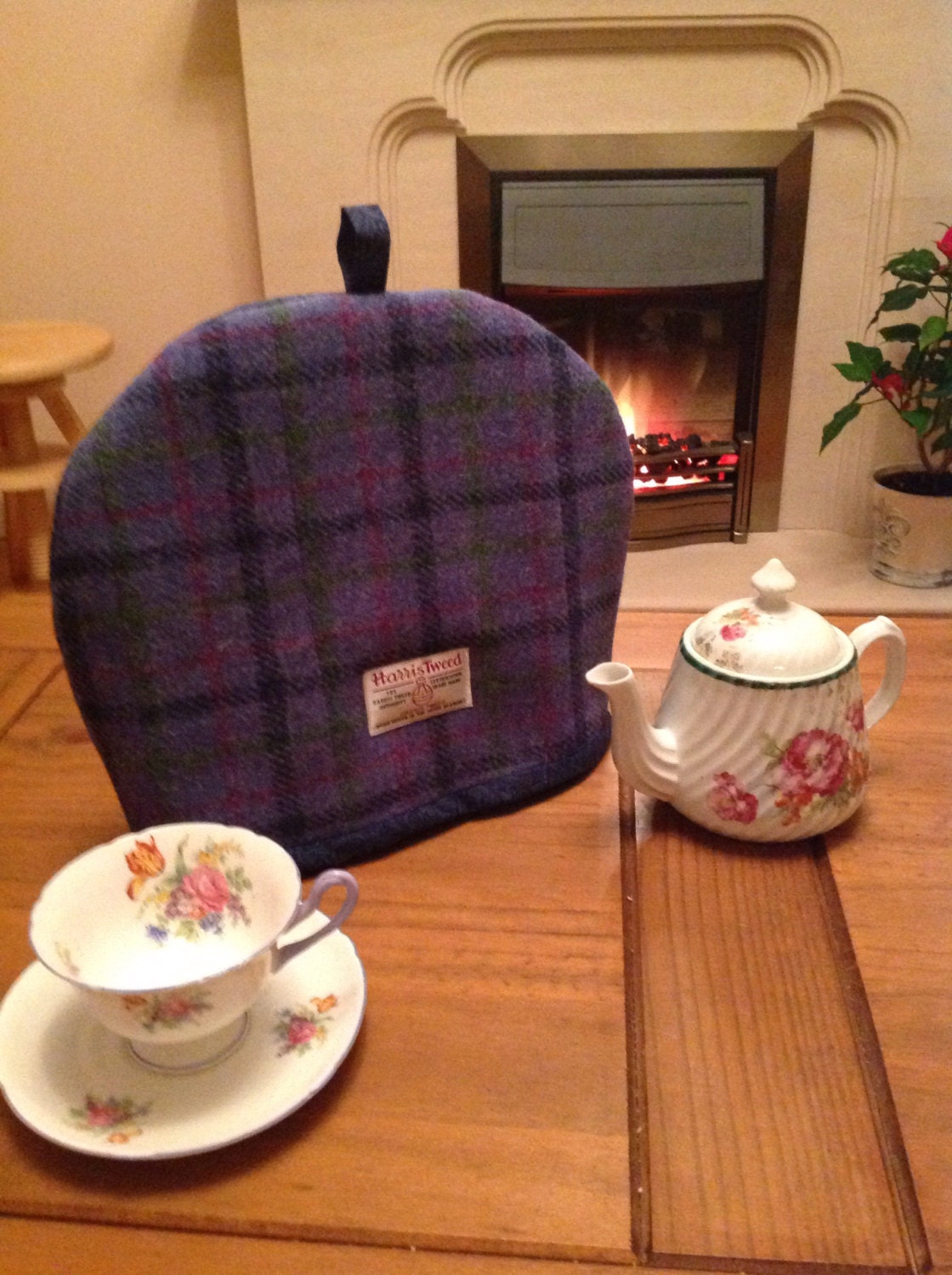 Harris Tweed Tea Cosy Beautiful Harris Tweed by BeTweedy on Etsy