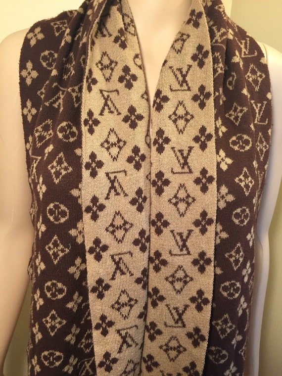 Vintage Louis Vuitton scarf by Vintagechadez on Etsy