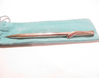 Authentic Tiffany & Co Elasa Peretti Sterling Silver Pencil