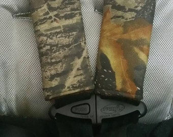 Mossy oak Camo baby infant car seat strap cover reversible