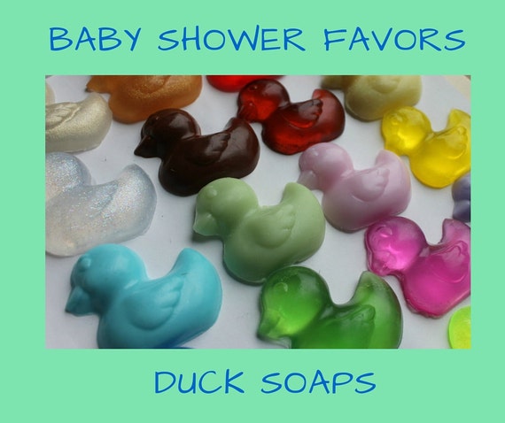 Rubber Duck Baby Shower Soap Party Favors by ...