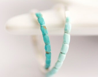 Genuine Raw Turquoise Sacking Ring. Turquoise Ring. Turquoise Band Ring Turquoise Stacking Ring Genuine Turquoise Ring. Raw Turquoise Ring.