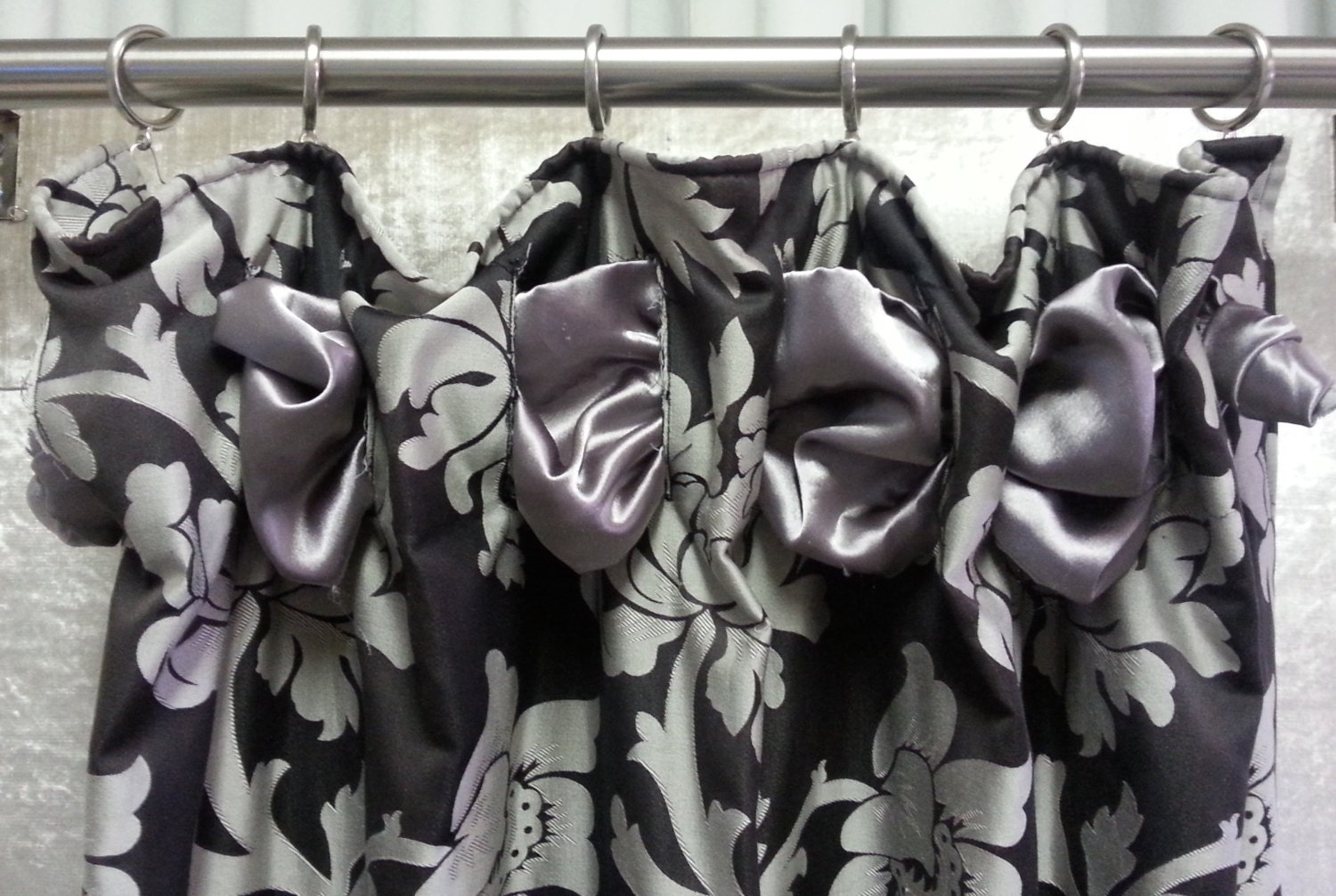 Bufanda superior panel/cortina/cortinas/Custom hecha ventana