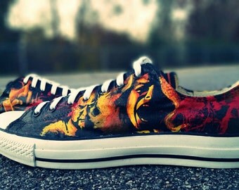 Halloween Michael Myers Inspired Converse