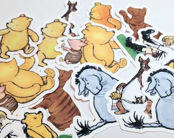 Winnie the Pooh Die Cuts,Cut Outs,Paper Embellishments,Scrapbooking Die Cuts,Winnie the Pooh Die Cuts,Winnie the Pooh Baby Shower,paper cuts