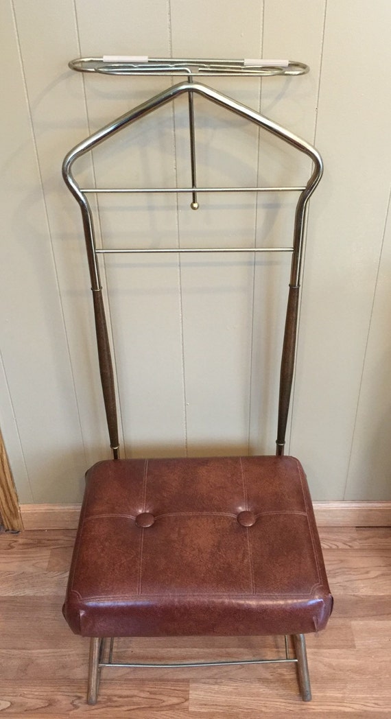 Vintage Suit Valet Stand Suit Butler Chair by brownfieldsupplies