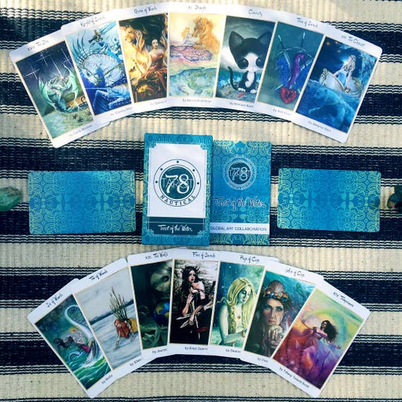 SALE 78 Tarot Nautical Tarot of the Water Just the by 78Tarot