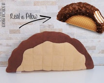 plush taco pillow