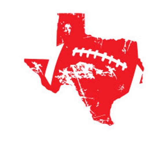 Download Distressed Texas Football SVG DXF Cutting File