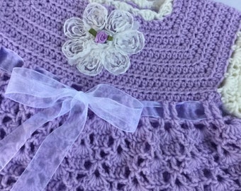 Baby girl dress, purple dress