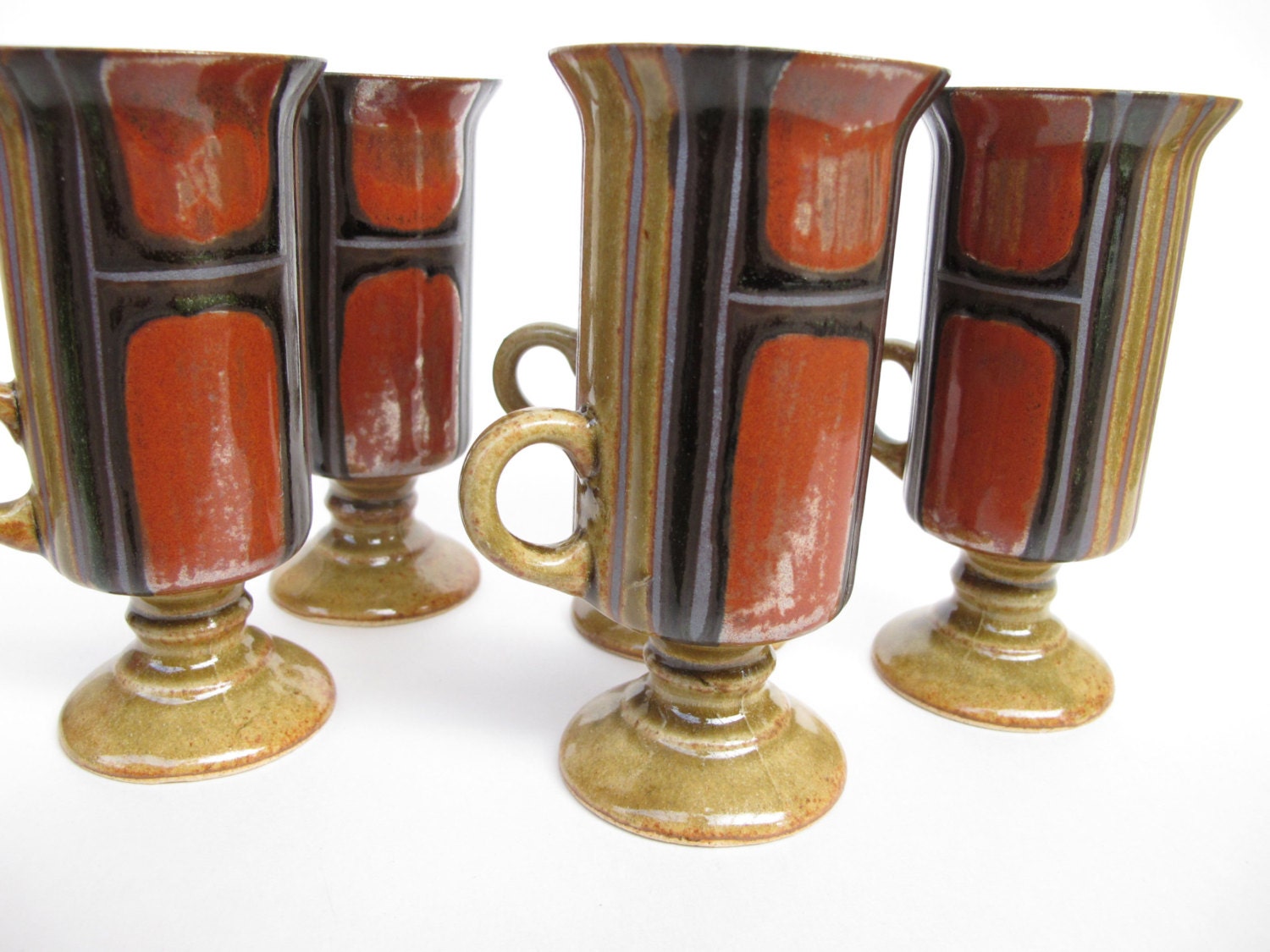 Irish coffee cups old fashioned coffee cups hand by AlbertsAttic