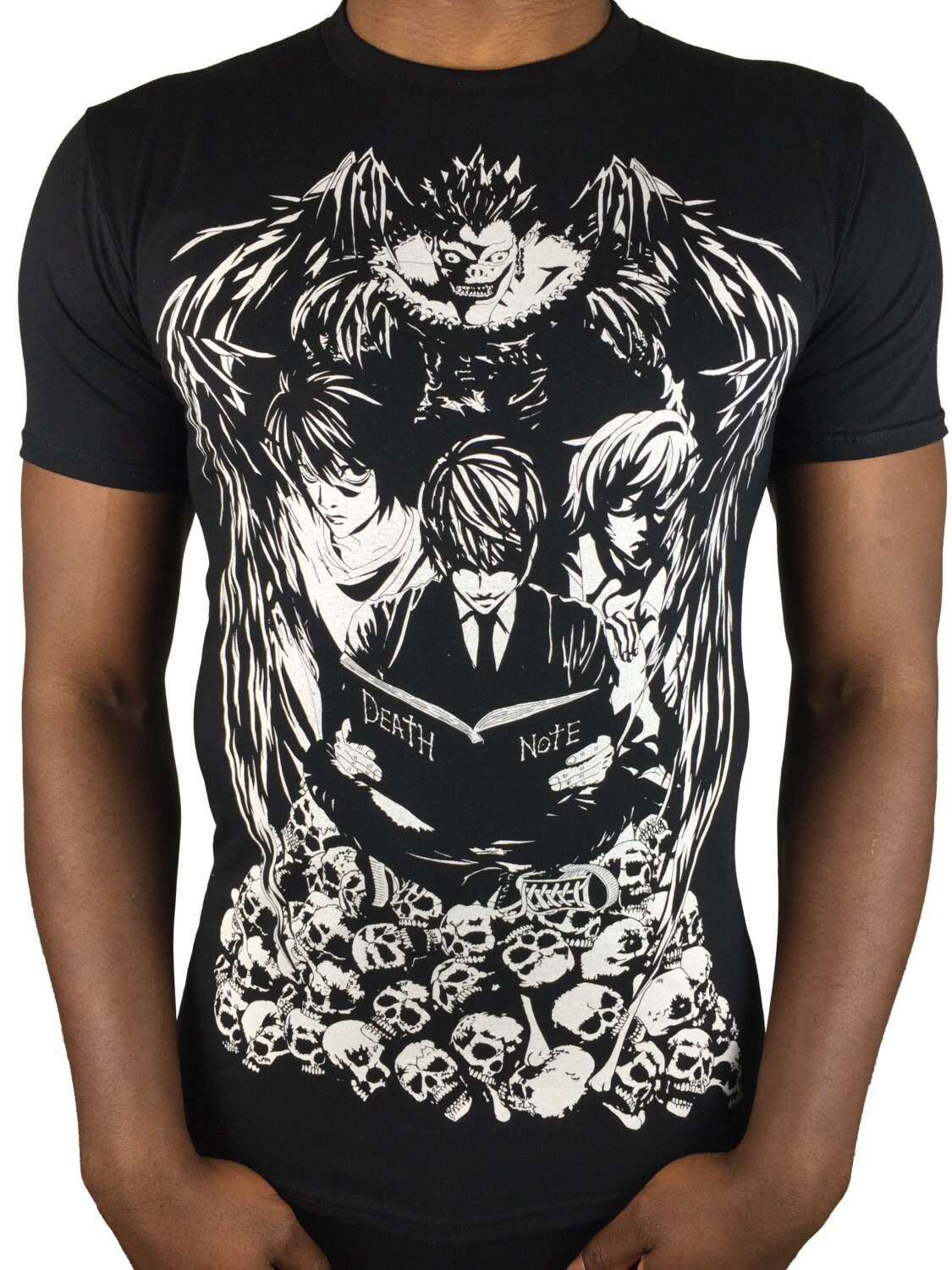 Death Note T shirt Light Yagami T shirt Shinigami Ryuk Light