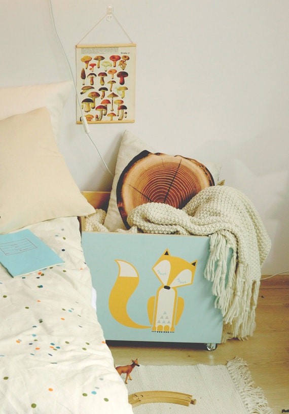 Big toy chest nursery toy box toy storage Wooden on