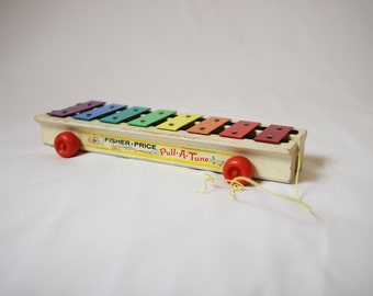 Fisher price Xylophone, musical instrument, fisher price toys 1964