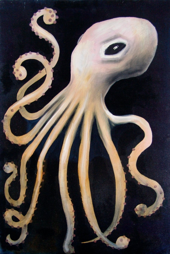 Art Print Octopus 8 5x11