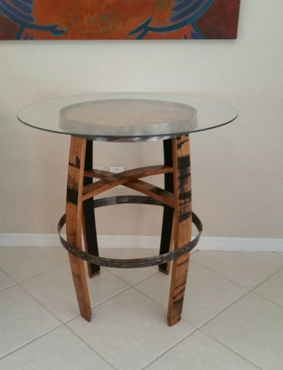 Jack Daniels Authentic Barrel Round Bar Table by JinjuPearl