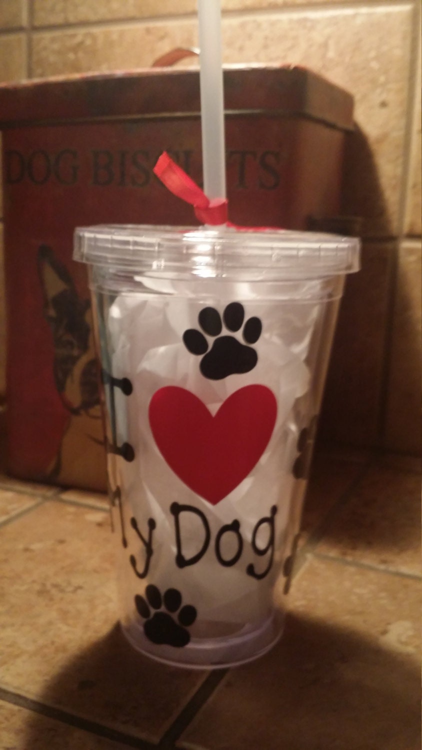 Paw Print Tumbler for the Dog Lover
