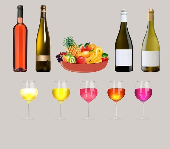 clipart wine glasses and bottles - photo #7