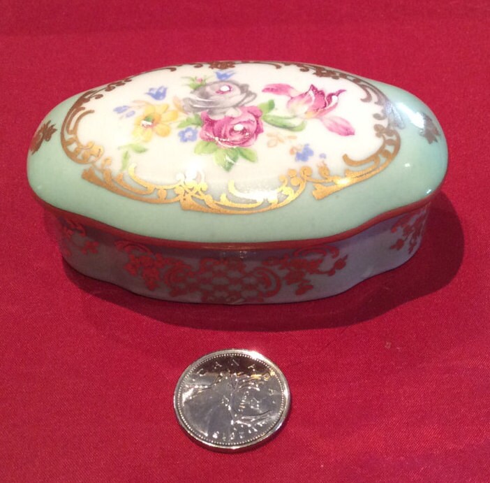 RESERVED for SONIA Limoges Trinket Boxes Limoges Pill Box