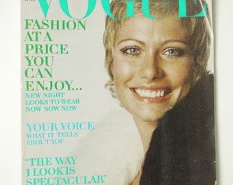 Vintage Vogue Magazine Susan Schoenberg November Nov 1, 1969 Fashion