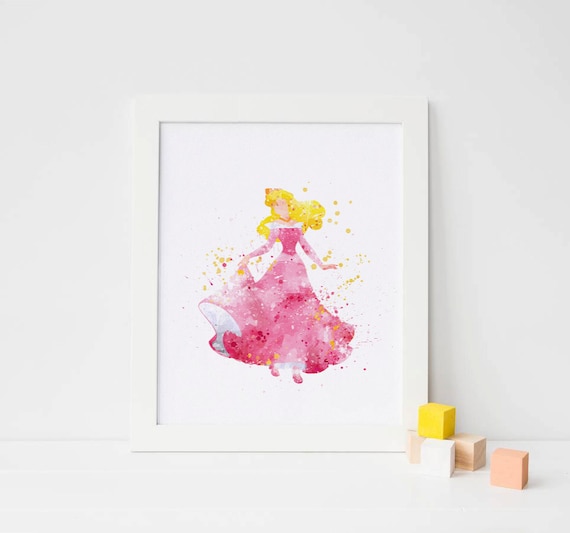 Disney Princess Printable Wall Art | sleeping beauty art disney watercolor sleeping beauty Disney Princess Printable Wall Art | sleeping beauty art disney watercolor sleeping beauty