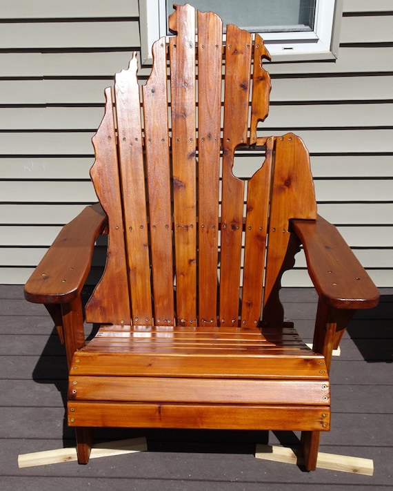 Best Michigan Adirondack chair. Hand select red cedar.