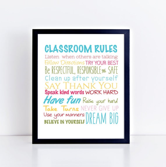 Teacher Classroom Rules Classroom Wall Decoration Teacher