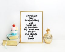 Popular items for if you have good thoughts on Etsy