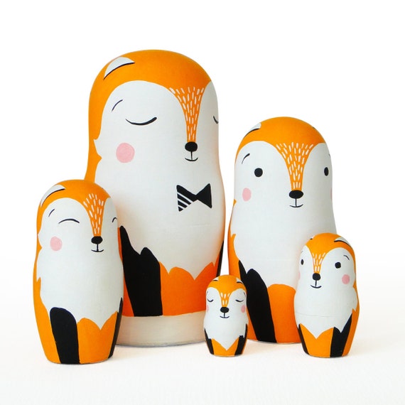 fox nesting dolls