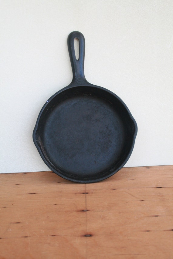 Vintage Cast Iron Skillet Made USA Great by TarnishedHaloCrew