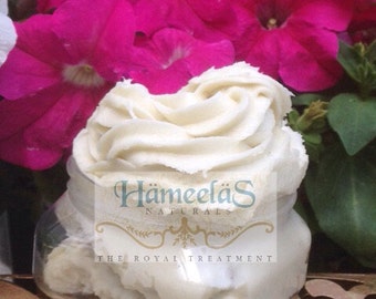 Shea butter Whipped Shea Butter Ivory Shea butter Whipped Hair Butters Bulk Shea butter Whipped Body butter Gift Wrapped for Her and Him 4oz