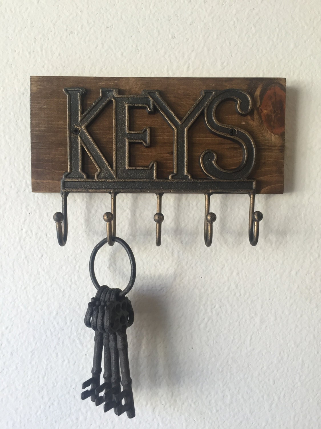 Wall Key Holder Rustic Key Holder Key Holder Wall Key Rack