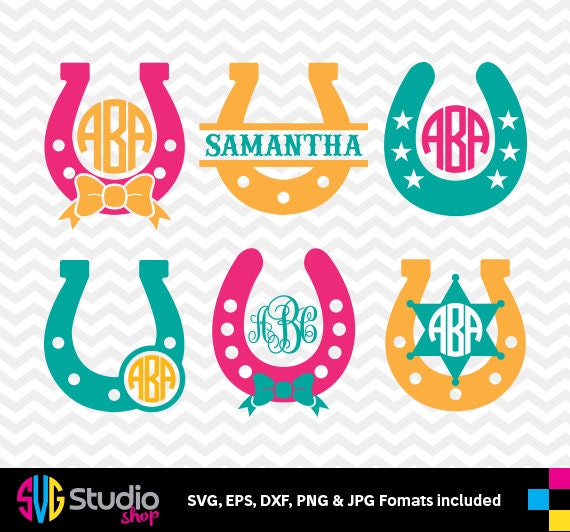 Download WESTERN HORSESHOE SVG Files Silhouette Die Cut Vinyl