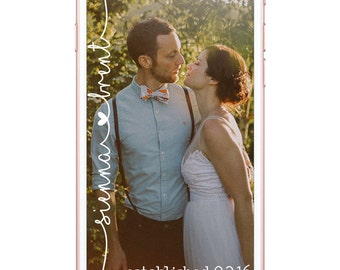 Custom Snapchat Geofilter Wedding Reception