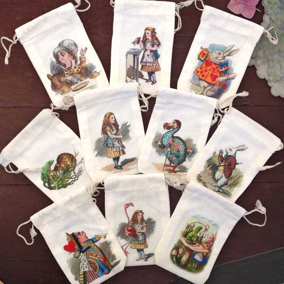 Alice In Wonderland Party Gift Bags Literacy Basics