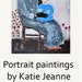 Acrylic Portrait Painting. Mother & Baby Boy. Family Painting. Vintage Feel. Whimsical Figure Art. Home Wall Decor. Gift for Women