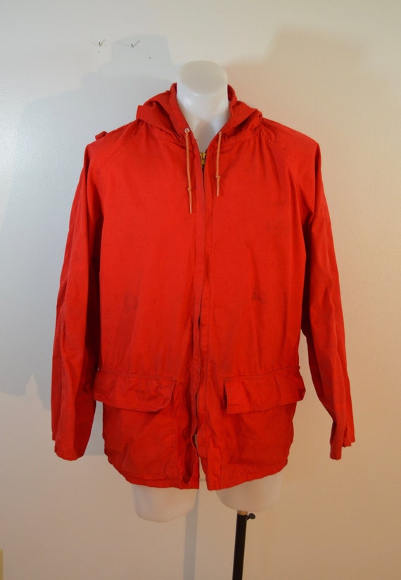 on sale Vintage OSHKOSH B'GOSH chore jacket coat RED Union