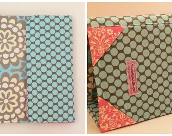 iPad Air 2 Standable Cover, Nook HD 9", iPad 4, iPad 3, iPad 2, Blue Wallflower Standing Tablet Case