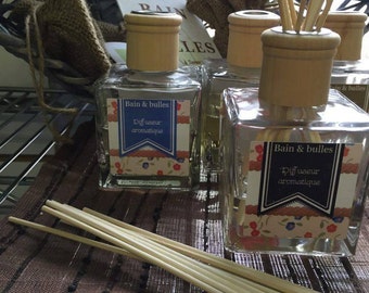 Diffuseur aromatique avec bâton de rotin de bambou, parfum de maison, reed diffuser