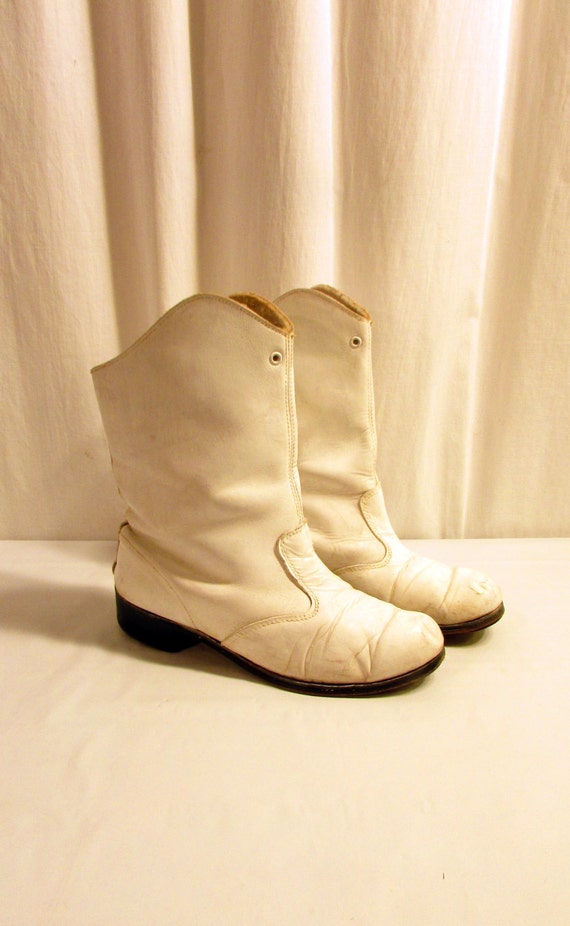 Majorette Marching Boots Leather Uppers Taps on Soles 10