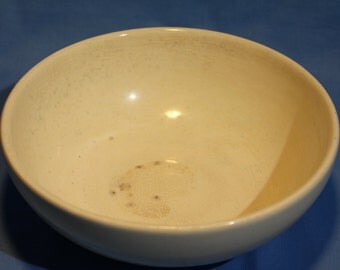 CLOSEOUT: Early Off-white Pottery Kitchen Bowl