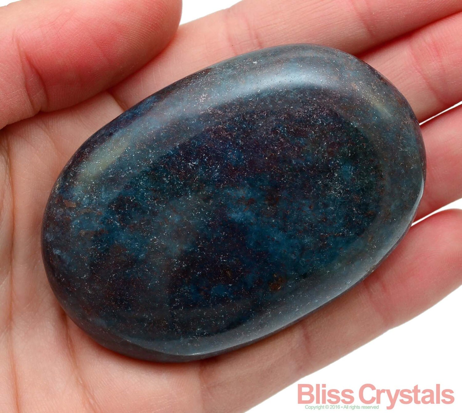 HUGE 150 gm RUBY in Blue Kyanite Palm Stone for Crystal