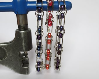 Bicycle Jewelry , Bicycle Chain Link and Bead Bracelets , Sports , Bikes , Bicycle Accessories