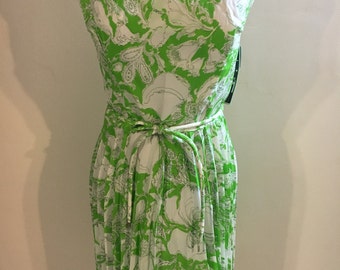 1960s new pleated summer dress