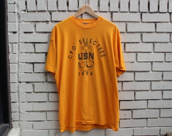 Vintage CPO SELECTEES Shirt 1996 United States Navy Armed Forces Army Chief Petty Officer