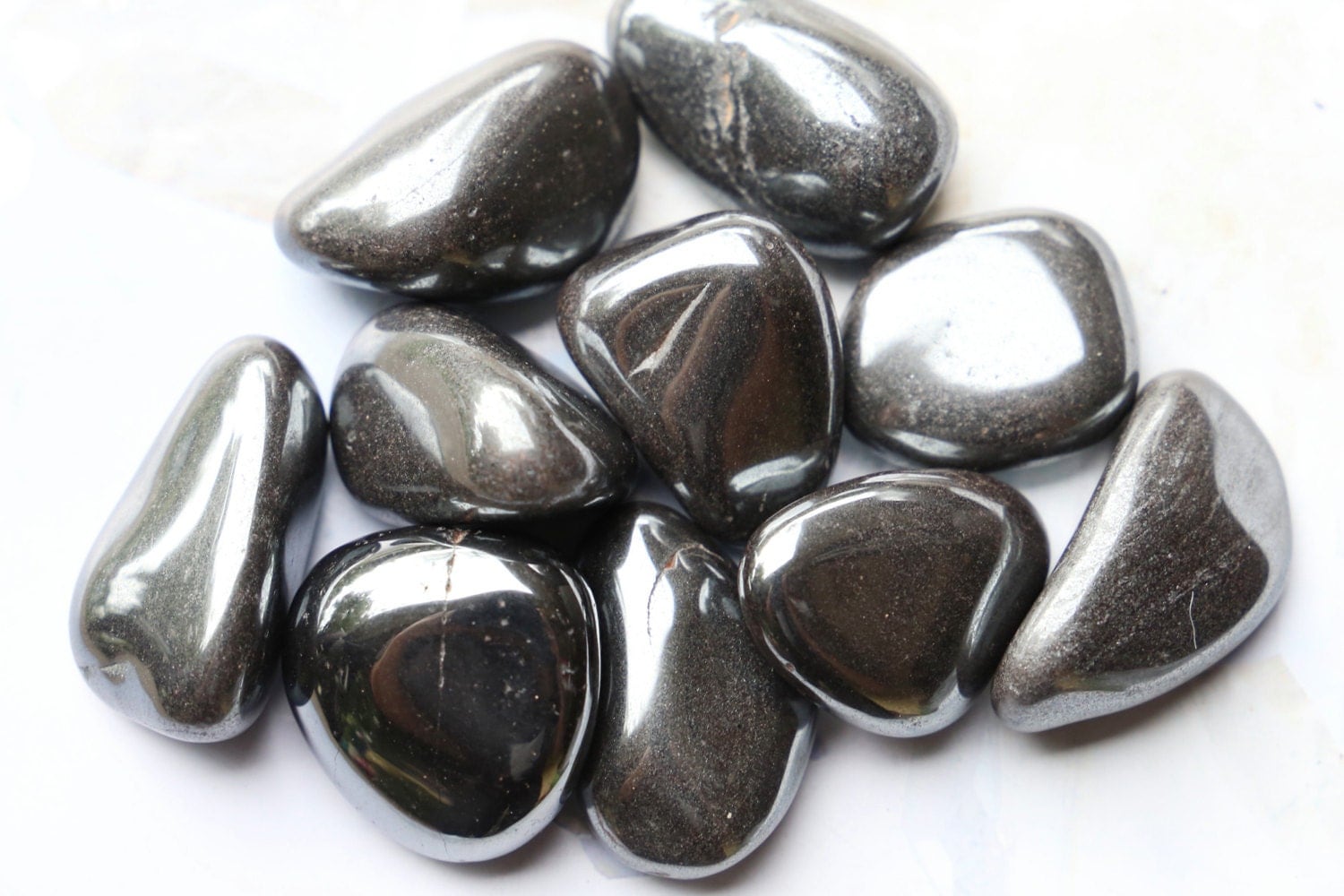 Tumbled Hematite Gemstone Iron Ore Stones Root Chakra