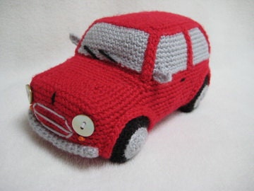 Amigurumi Classic Mini Cooper Inspired Car Crochet PATTERN PDF