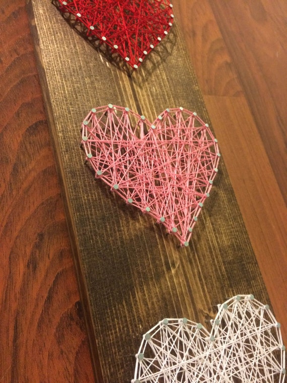 Heart String Art Valentine's Day String Art