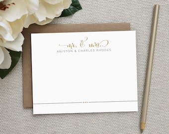 Wedding Thank You Cards. Wedding Thank You Notes. Personalized Stationery. Notecard. Personalized. Stationary. Note Card. Stationery. Billow